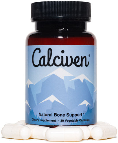 Calciven Natural Bone Support Supplement, Vegetarian, Gluten-Free 30 Vegetable Capsules Nutreance