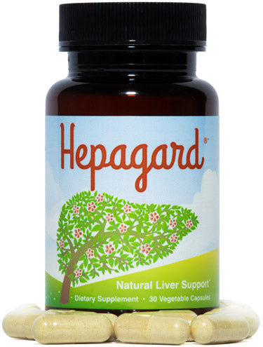 Hepagard Natural Liver Support Supplement with NAC, Vegan, Gluten-Free 30 Vegetable Capsules Nutreance